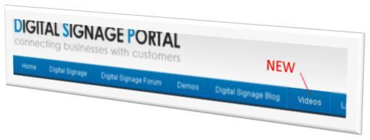 Digital Signage Portal Video Title