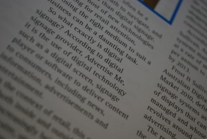 Advertise Me mention in magazine