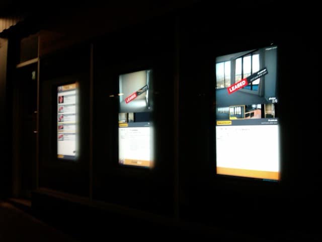 real estate signage. digital signage real estate