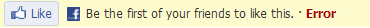 facebook i like error message facebook i like error message