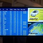 Digital Signage Airport Timetable